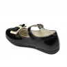 Scarpe bambini piccoli 51c vernice nero+beige