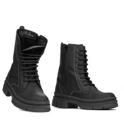 Stivaletti donna 3366 tuxon nero