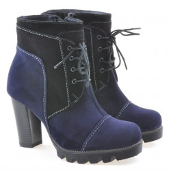 Stivaletti donna 1135 indaco antilope