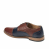 Scarpe eleganti uomo 880 marrone+indaco