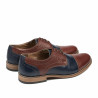 Scarpe eleganti uomo 880 marrone+indaco