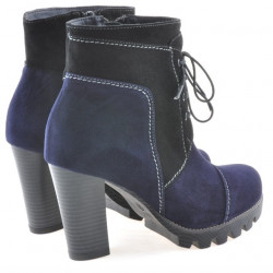 Stivaletti donna 1135 indaco antilope