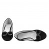 Scarpe eleganti/casual donna 1290 nero camoscio