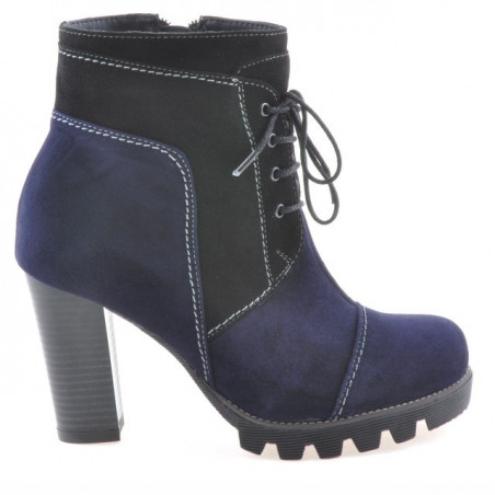 Stivaletti donna 1135 indaco antilope