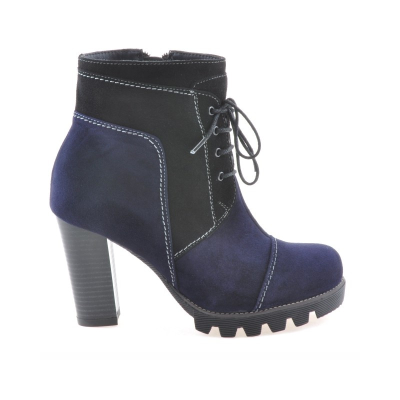 Stivaletti donna 1135 indaco antilope