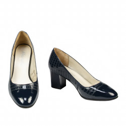 Scarpe eleganti da donna 1268 vernice indaco