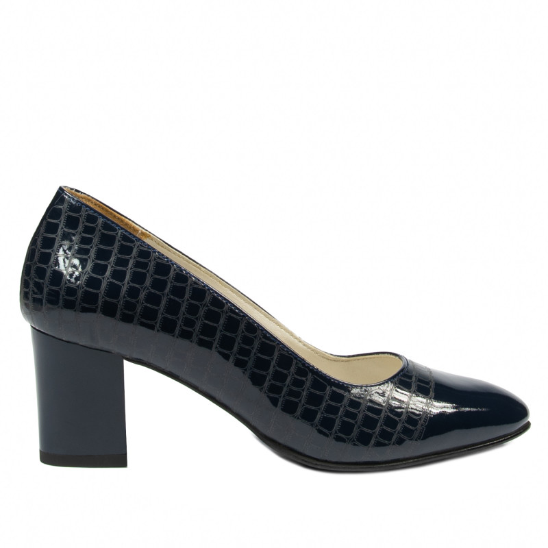 Scarpe eleganti da donna 1268 vernice indaco