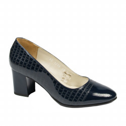 Scarpe eleganti da donna 1268 vernice indaco