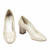 Scarpe eleganti da donna 1268 vernice avorio