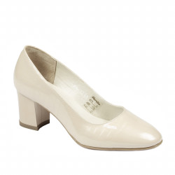 Scarpe eleganti da donna 1268 vernice avorio