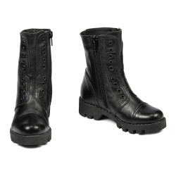 Scarponcini bambini piccoli 39c nero