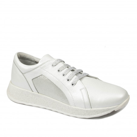Scarpe sportive/casual donna 6010 bianco perlato combinato