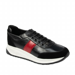 Scarpe sportive donna 6030 nero+rosso
