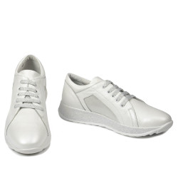 Scarpe sportive/casual donna 6010 bianco perlato combinato