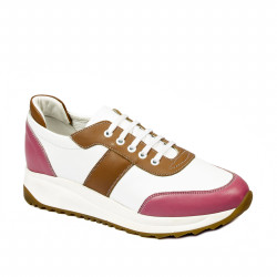 Scarpe sportive donna 6030 rosa+bianco