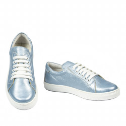 Scarpe sportive donna 695 blu perlaceo