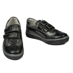 Scarpe per bambini piccoli 16c nero+grigio