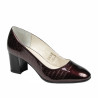 Scarpe eleganti donna 1268 vernice bordeaux