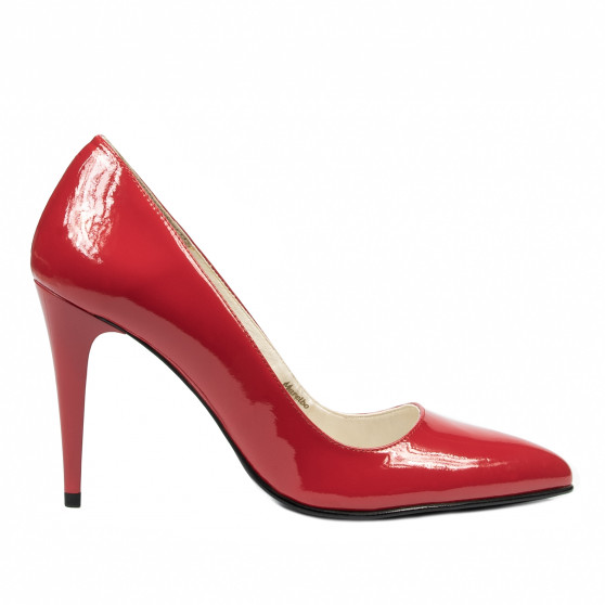 Scarpe eleganti donna 1246 vernice rossa