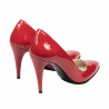 Scarpe eleganti donna 1246 vernice rossa