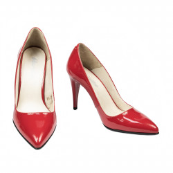 Scarpe eleganti donna 1246 vernice rossa