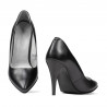 Scarpe eleganti donna 1246 antracite madreperlato