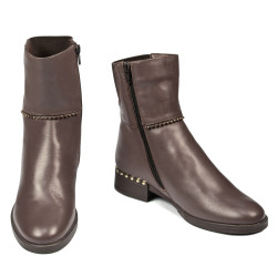 Stivaletti donna 3331 cappuccino