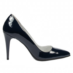 Scarpe eleganti donna 1246 vernice indigo