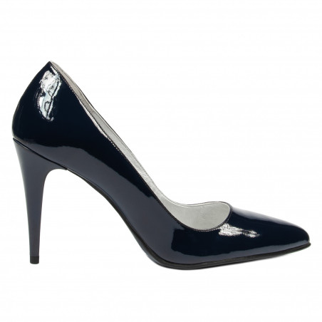 Scarpe eleganti donna 1246 vernice indigo