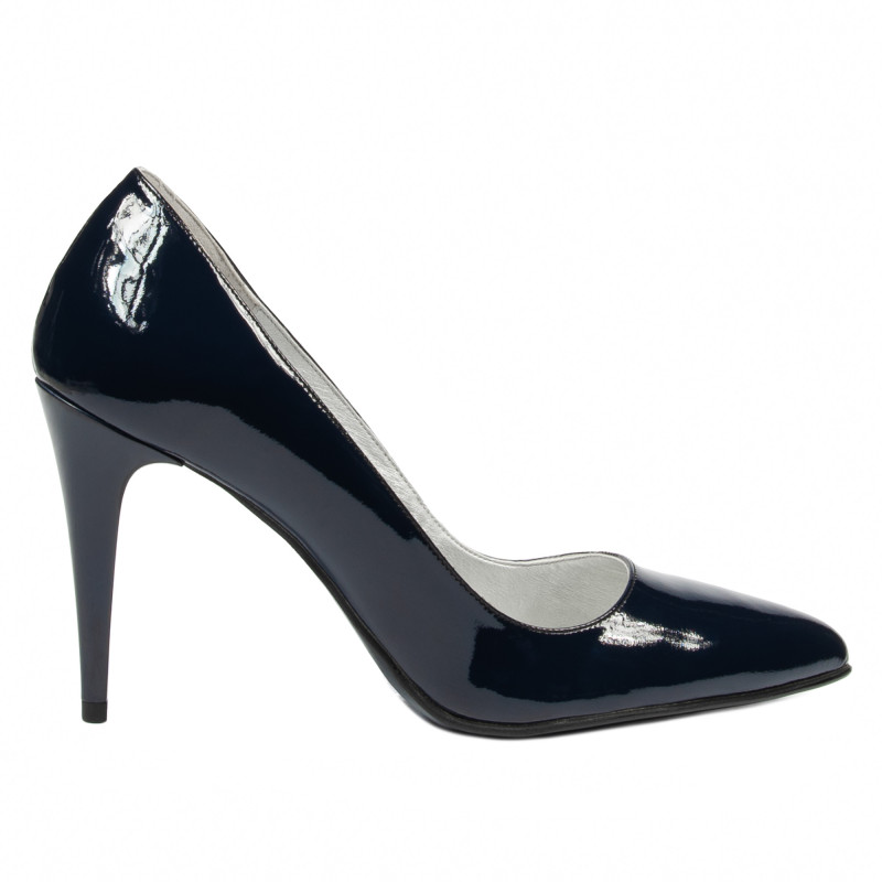 Scarpe eleganti donna 1246 vernice indigo