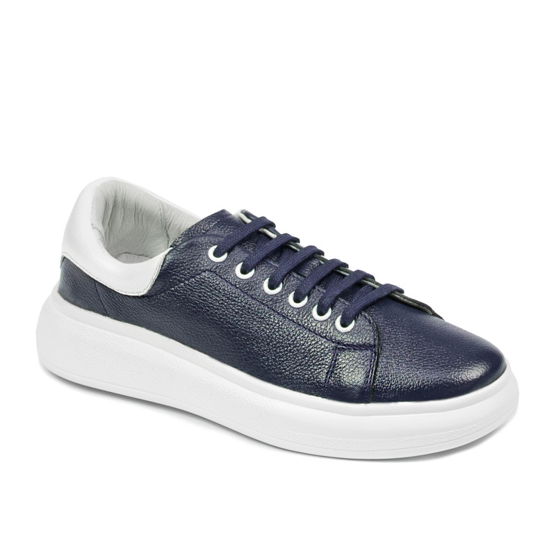 Scarpe sportive donna 6008 indaco+bianco