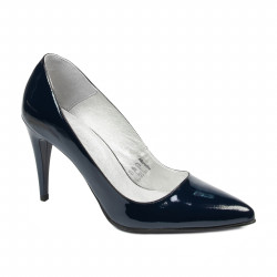 Scarpe eleganti donna 1246 vernice indigo