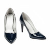 Scarpe eleganti donna 1246 vernice indigo