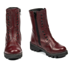 Stivaletti bambini piccoli 39c bordeaux