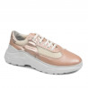 Scarpe sportive donna 6015 cipria perlato combinato
