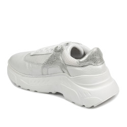 Scarpe sportive da donna 6015 bianco perla combinato