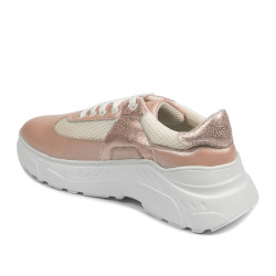 Scarpe sportive donna 6015 cipria perlato combinato