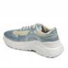 Scarpe sportive donna 6015 blu perla combinato