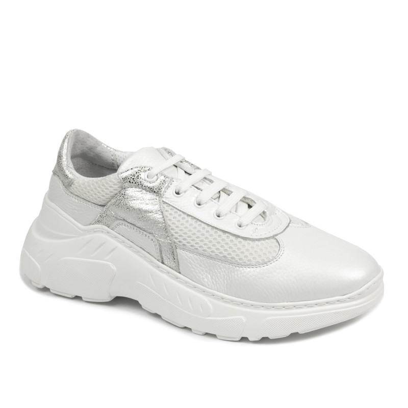 Scarpe sportive da donna 6015 bianco perla combinato