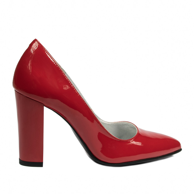 Scarpe eleganti donna 1261 vernice rossa