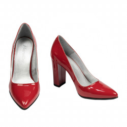 Scarpe eleganti donna 1261 vernice rossa