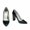 Scarpe eleganti da donna 1261 vernice verde perlato