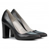 Scarpe eleganti da donna 1261 antracite perlate