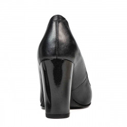 Scarpe eleganti da donna 1261 antracite perlate