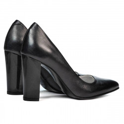 Scarpe eleganti da donna 1261 antracite perlate