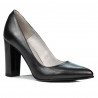 Scarpe eleganti da donna 1261 antracite perlate