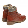 Stivaletti donna 3316 marrone combinato