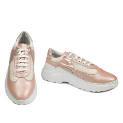 Scarpe sportive donna 6015 cipria perlato combinato