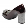 Scarpe eleganti donna 1272 vernice bordeaux