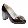 Scarpe eleganti donna 1272 vernice bordeaux